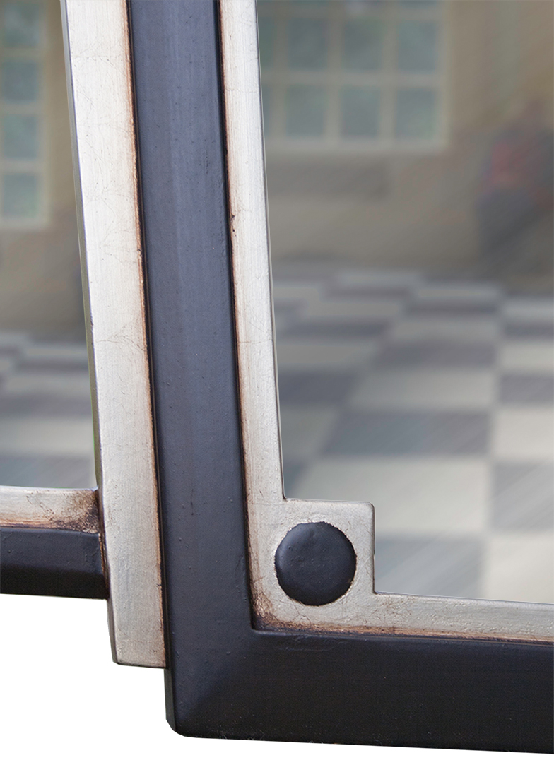 art-deco-mirror-triptych--bd1 mirror with gilded gold finish and an art deco triptych shape.